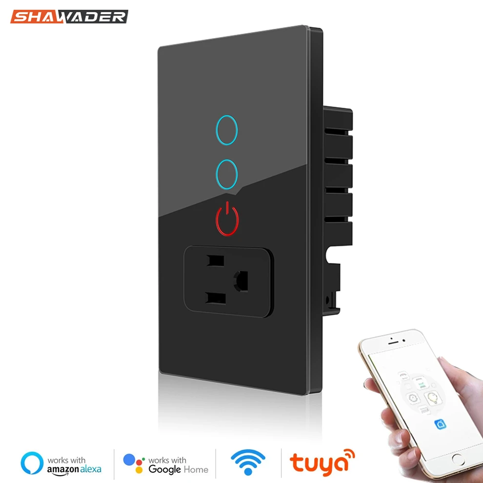 Interrupteur Mural Intelligent Wifi Tuya Pour Escaliers, Prise De