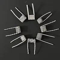 48PCS/Box 3.0mm High Quantity PreBuild Coils DIY Alien Fused Clapton/Flat/Mix Twisted/Hive/Quad/Tiger Watercolor Accessary 2