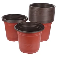50 Pcs Plant Pots Indoor Flower Seedling Supplies Garden Large Plastic Planter Starter for Outdoor Plants 2