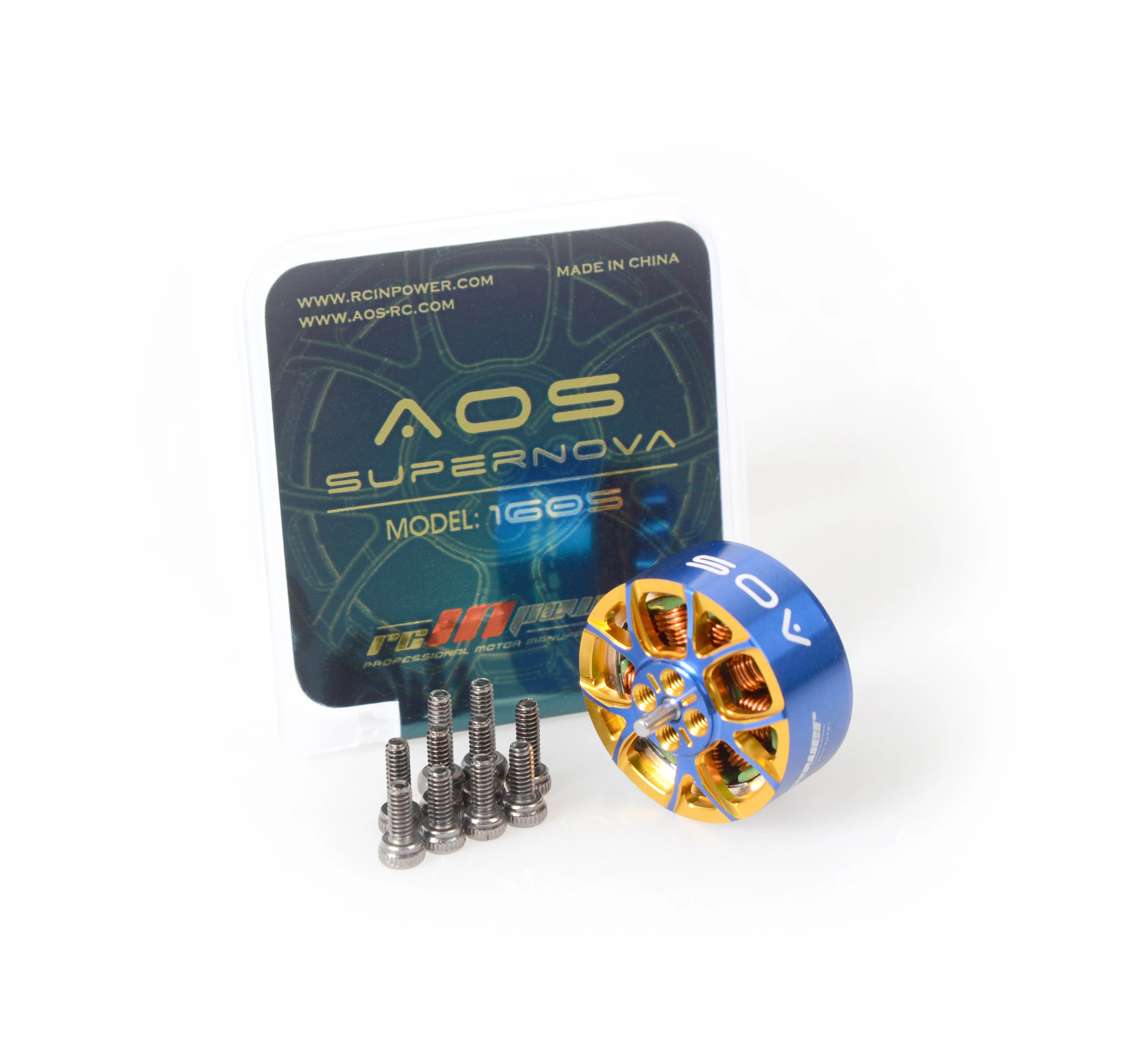 RCinPower AOS Supernova 1605 3900KV Motors for 3.5” Freestyle Tri-blade props 4S FPV Racing Drone