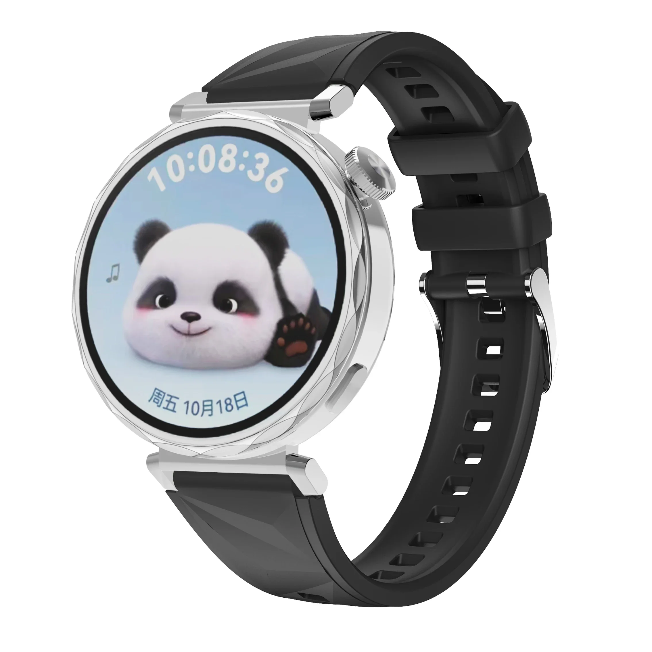 Universal 18mm Sports Silicone Classic Buckle Replacement Watch Band