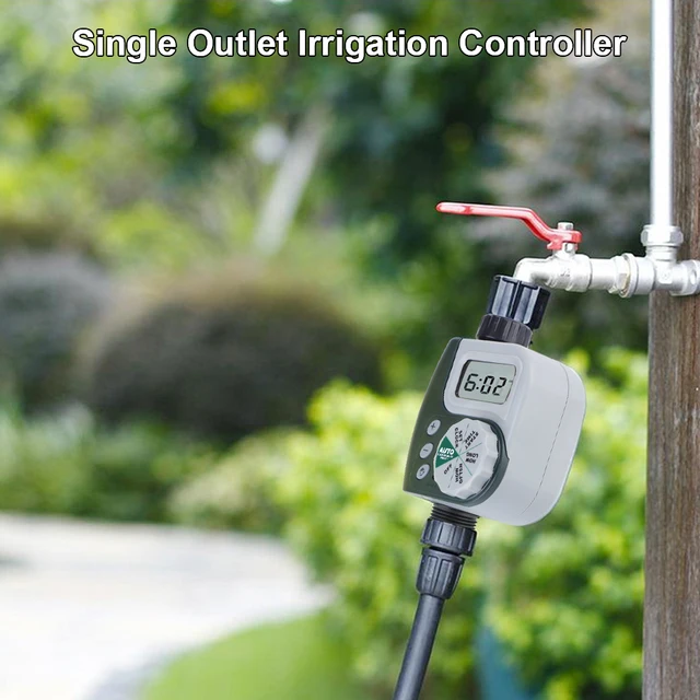 ​Automatic Dial Controller LCD Screen Irrigation Timer Garden Watering Timer Digital Clock Multiple Program Intelligent 3