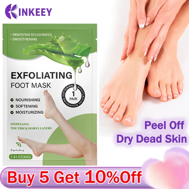 Putimi Feet Exfoliating Foot Masks Pedicure Socks Exfoliation Scrub Remove  Dead Skin Heels Foot Peeling Anti Cracked Foot Care - Feet Care - AliExpress