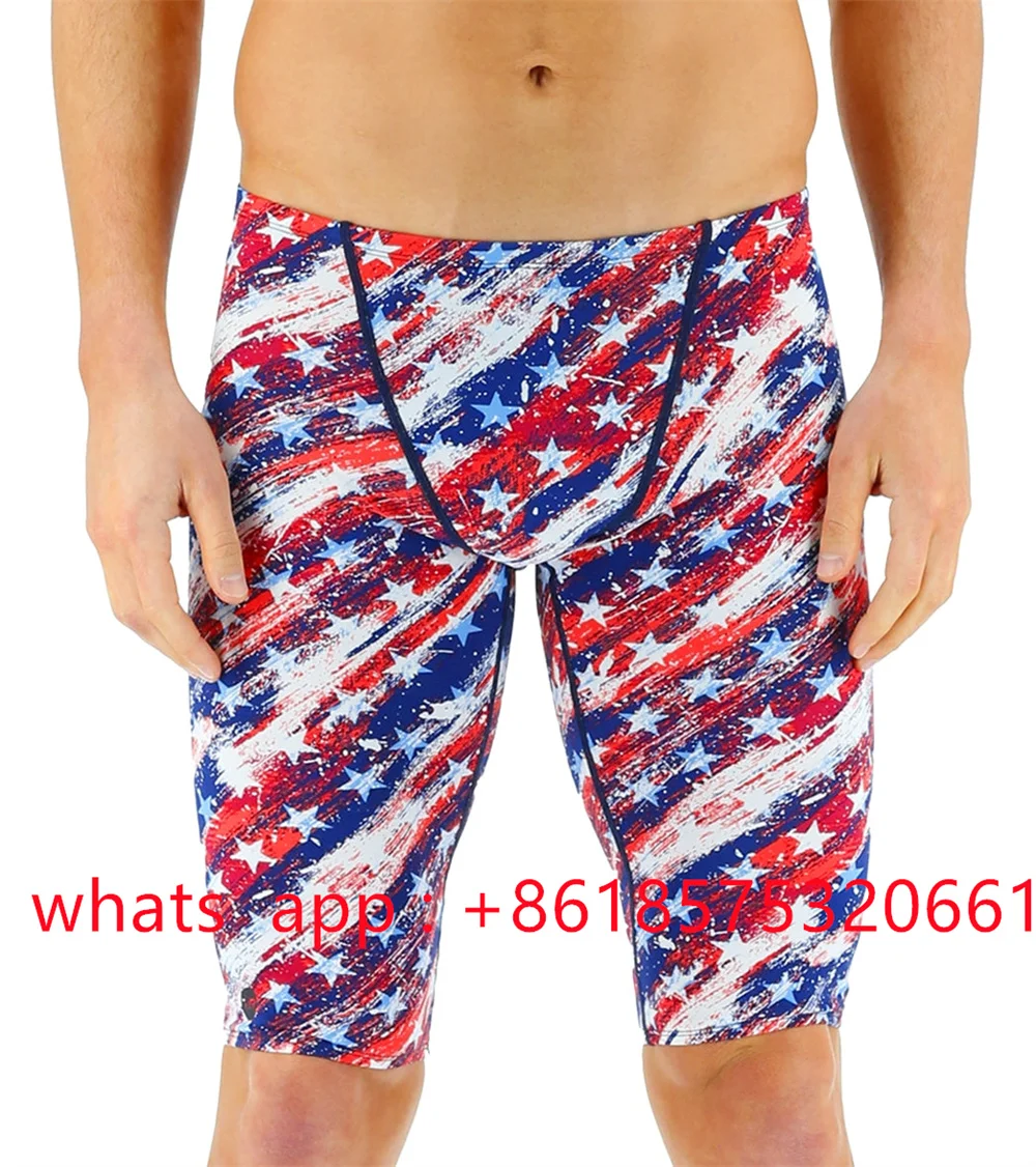 Tyr Men's Vitric Jammer Swimsuit Summer Trunks Swim Quick Dry Uv Surf Team Swimming Surf Trunks Beach Shorts Gym Jammer Swimsuit