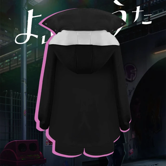 Anime Call Of The Night Nanakusa Nazuna Cosplay Costume Wig Black Cloak  Jacket Leather Vest Shorts Outfit Yofukashi No Uta Women - Cosplay Costumes  - AliExpress