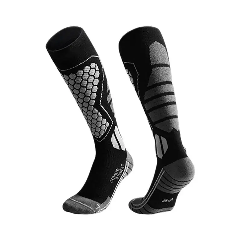 

Winter Men Women Thermal Ski Socks Warm Wool Cycling Soccer Snowboard Socks Thickened High Tube Moisture Absorption Socks