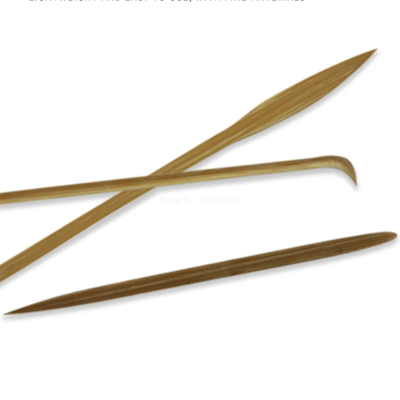 Bamboo Pottery Tools 5 Pieces for Purple Clay Teapot Making Finishing Handle Connecting DIY