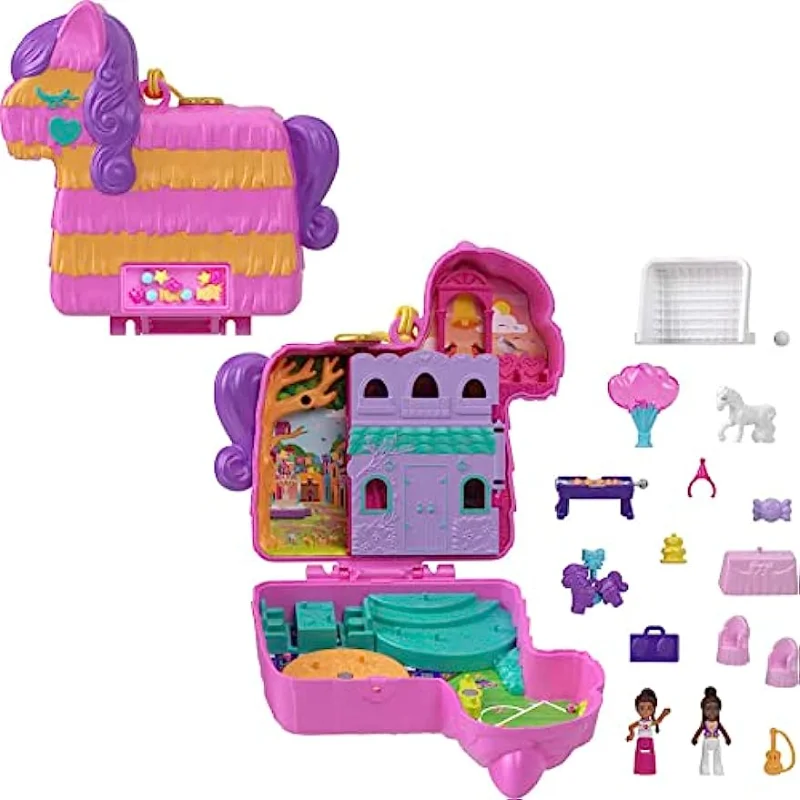 Polly Pocket Play Sets, Small Compacts, Mini Keychains, and