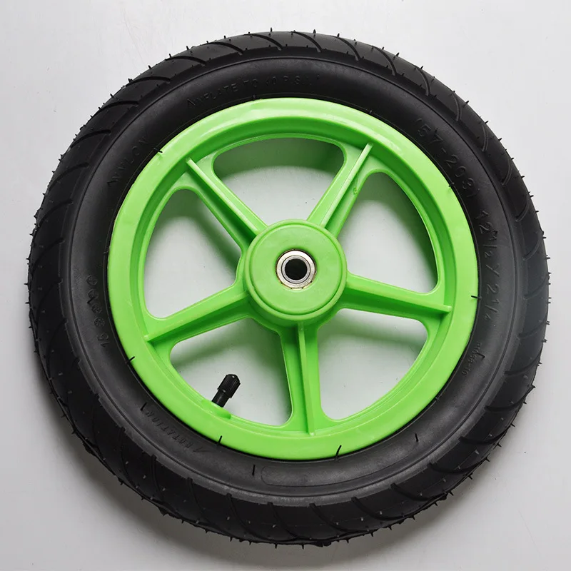 

Fashion 12-inch children's car inflatable wheels Electric scooter PU Wheels Wheelchair rehabilitation wheels plastic wheels