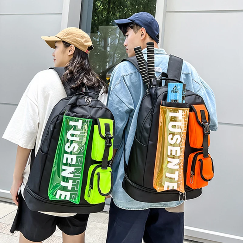 Badminton Backpack Sports Men Large Capacity Travel Tennis Duffel Bag Women Outdoor Fitness Training Backpacks Y16A