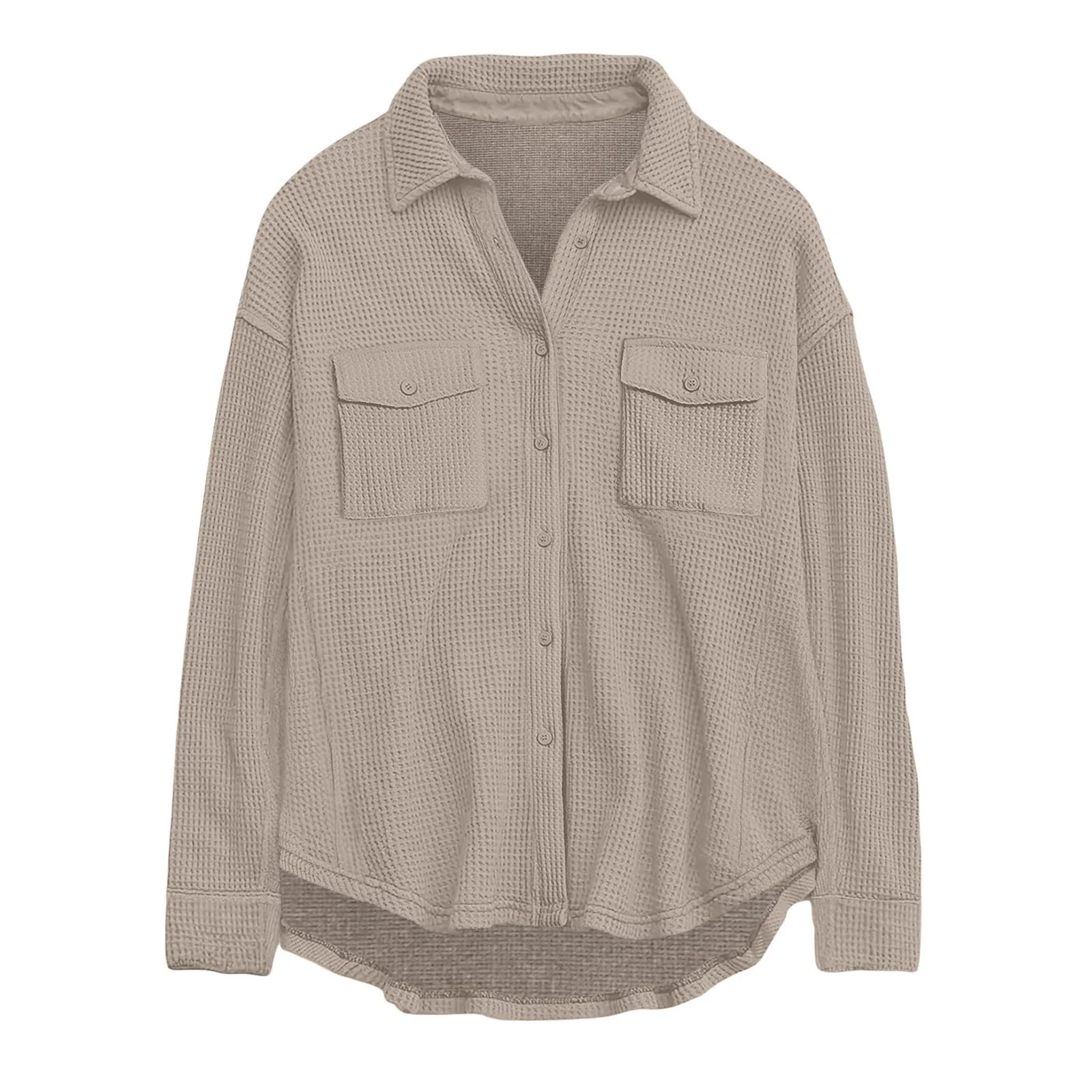 Women Loose Fit Long Sleeve Vintage Blouse Top