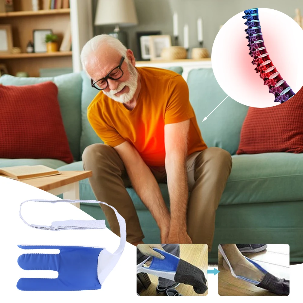No Bending Sock Assist Device Flexible Stocking Helper Socks Wearing Helper for Seniors Disabled Pregnant