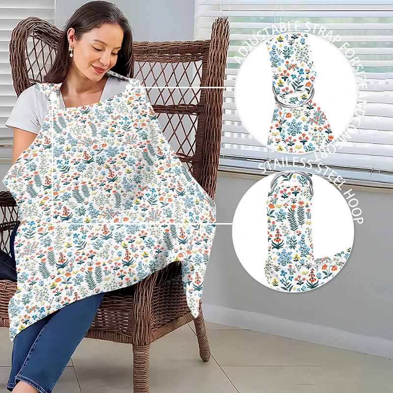 Maternity Nursing Covers Feeding Smock Portable Breastfeeding Shawl