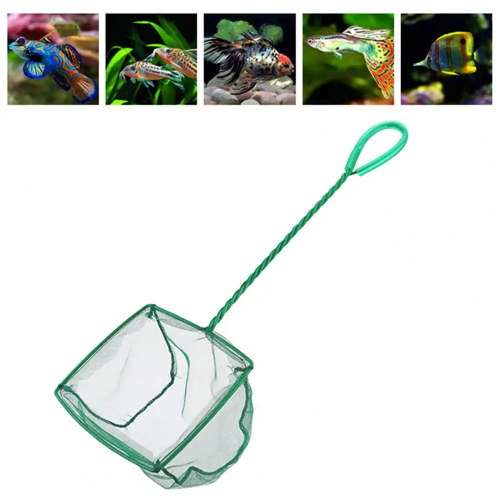 Portable Aquarium Net Nylon Fishnet Safe Easy to Catch Fish Catch