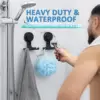 TAILI 2pcs Shaver Holder Washroom Wall Sucker Suction Cup Hook Razor No Drilling Bathroom Removable Reusable Shaver Holder Hook 2