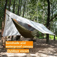 Camping Hammock With Mosquito Net Outdoor Garden Portable Awning Tent Canopy Sleeping Hanging Hammocks Swing For Nature Hike 4