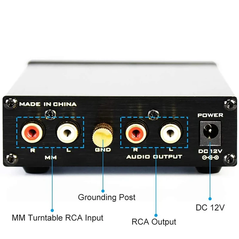 Phono Preamp Record Player Stereo Preamplifier Moving Magnet Phono