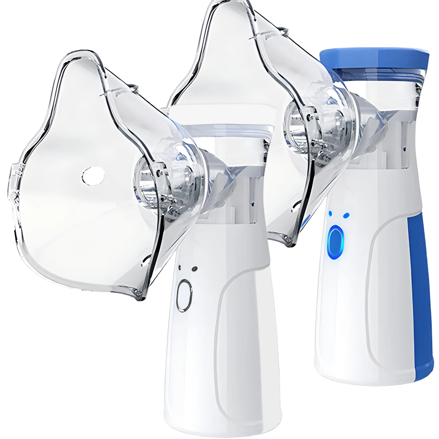 Mesh nebulizer portable adjustable fog volume efficient muting steam inhaler for adults medical device for respiratory health