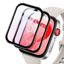 3 - Pack Full Coverage 9D Curved Screen Protector Film - Huawei Watch Fit 3 (2 PCS)