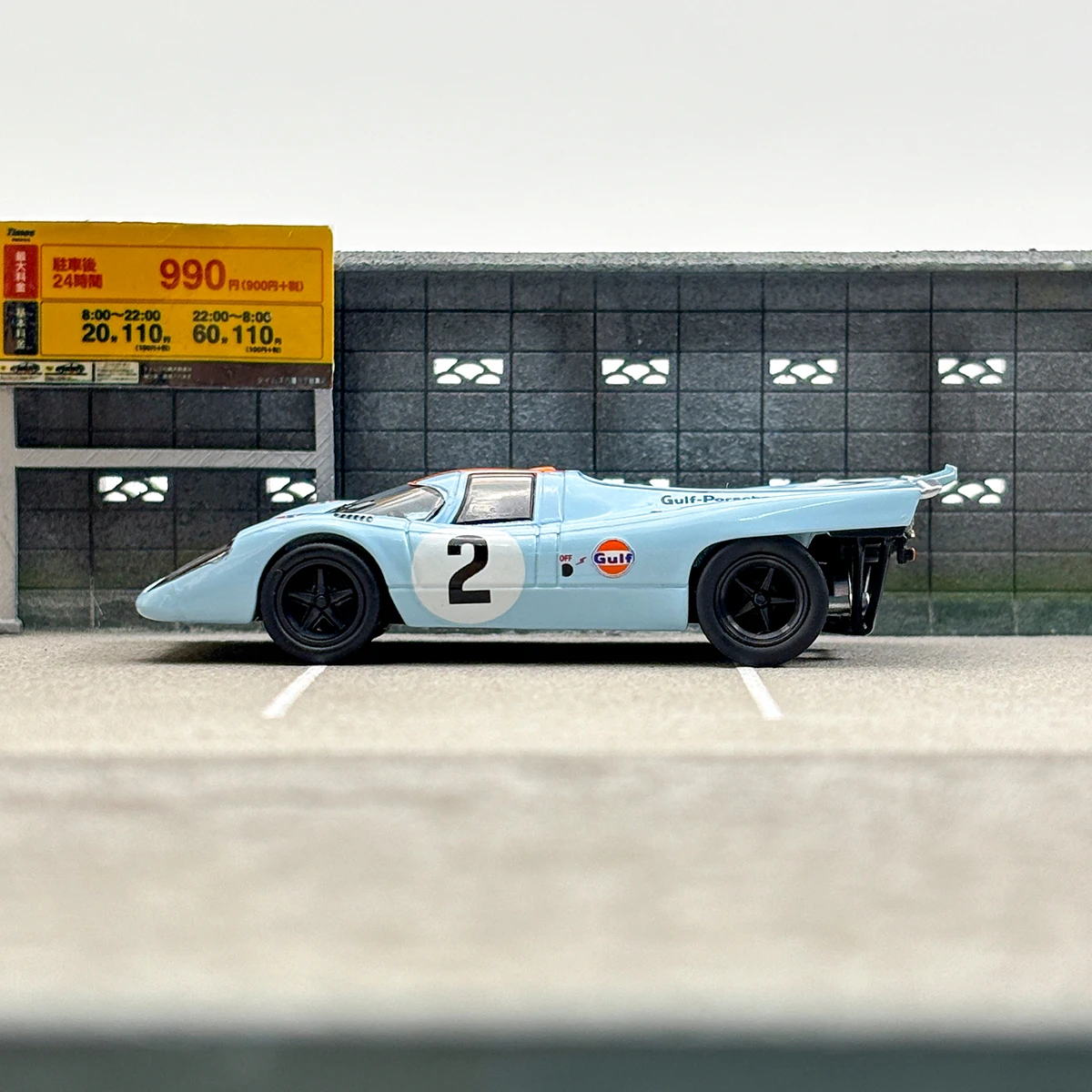 Sparky&Tiny 1/64 Porsche 917 KH Gulf #2 Alloy Toy Motor