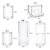 Acrylic Makeup Organizer Cotton Swabs Qtip Container Cosmetic Makeup Cotton Pad Organizer Jewelry Storage Box(Empty Box) 2