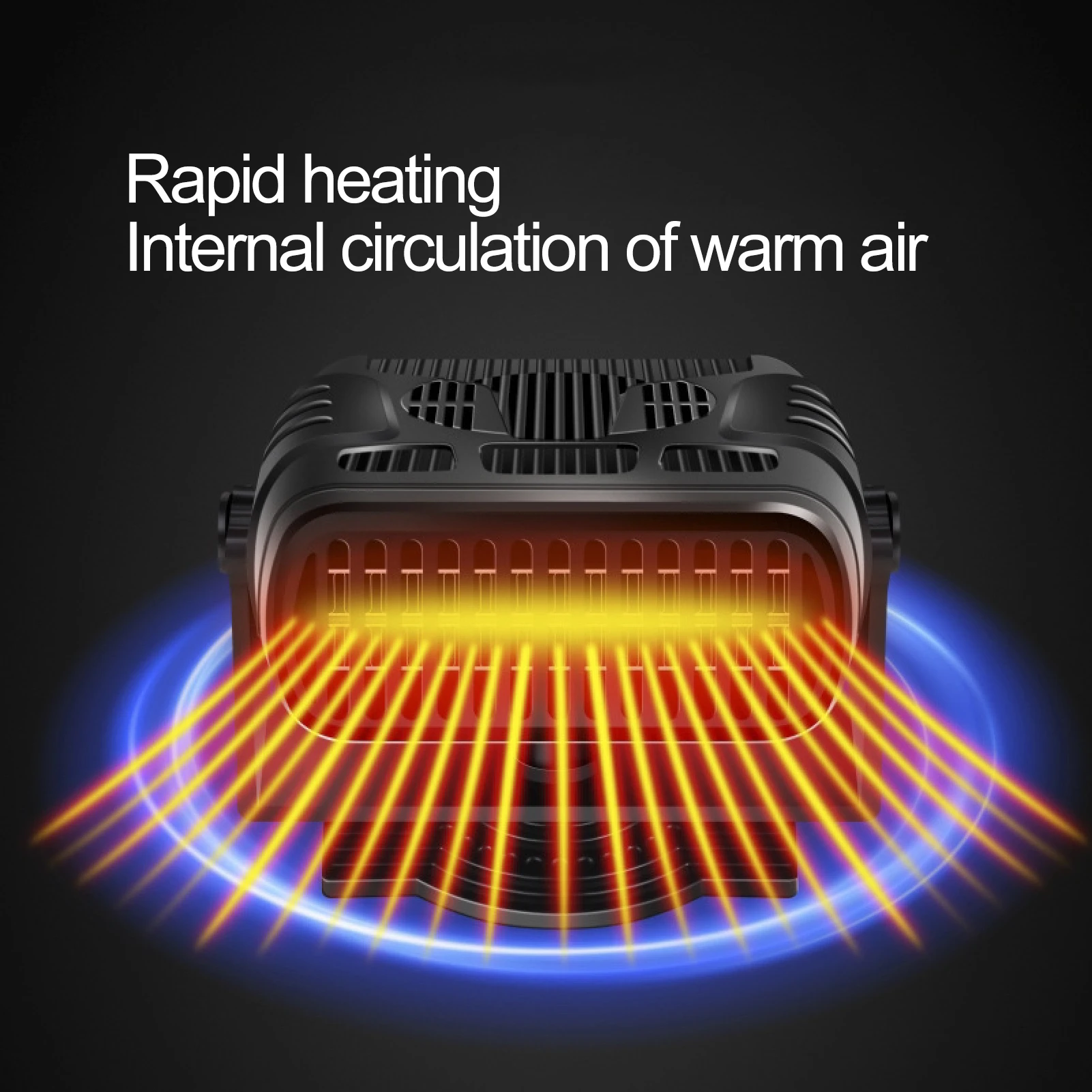 8301 Car Fan Heater Multipurpose Quick Heating 12V Auto Heating Machine Automobile Electric Accessories