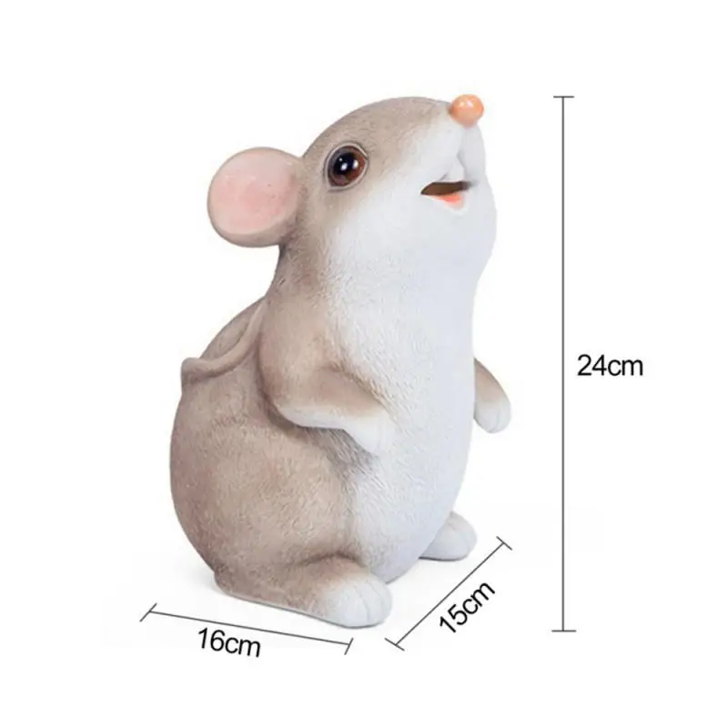 Rabbit Piggy Bank Not Easy To Damage Rabbit Household Products Decorative Ornaments Save Money Resin Ornaments Piggy Bank