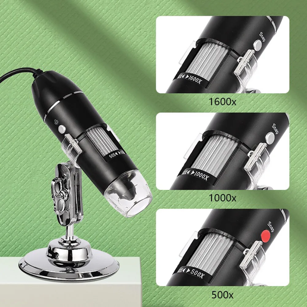3in1 cŸ USB  ̰ ī޶  ޴ 500/1000/1600X  ̰, LED  Ȯ 