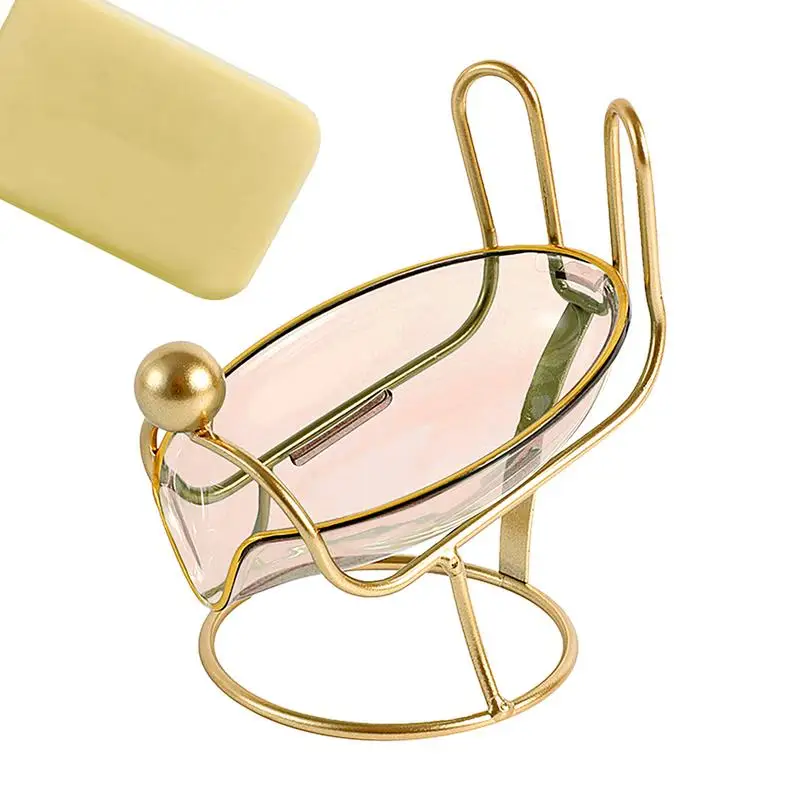 

Прозрачный дорожный контейнер для мыла в форме листа, прочный держатель для мыла, декоративная тарелка для ванной комнаты