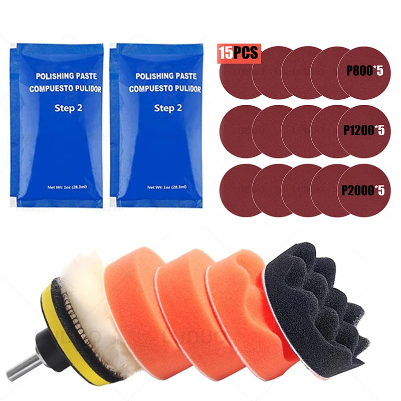 2pcs Polishing Paste for Car Headlight In Bulk Car Lights Restoration