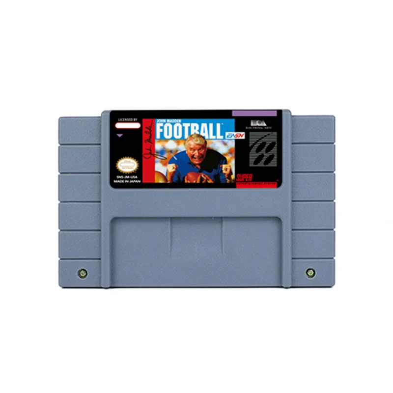 John Madden Football O John Madden Football '93 Action Game Per Snes 16 Bit Retro Cart Regalo Per Bambini