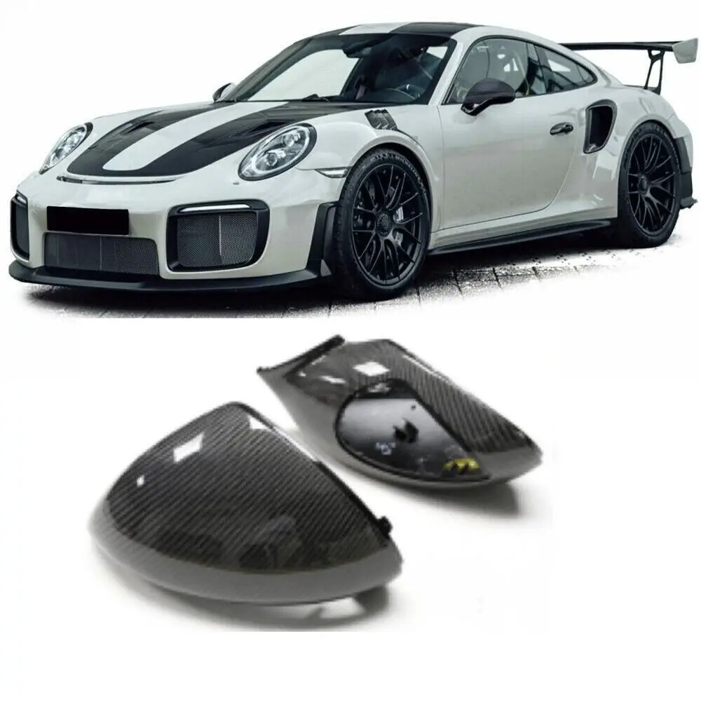 

Сменная крышка бокового зеркала автомобиля из углеродного волокна для Porsche 911 991,2 GT2 GT3 2015-18