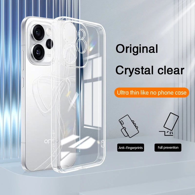 Premium Transparent TPU Phone Case - Luxurious Thin Soft Silicone Back Cover