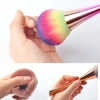 1pc Soft Slender-Waist Nail Dust  Brush Dust Clean Nail Art Cleaner Remover Powder Brush Make Up Colorful Mnicure Pen Tools 3