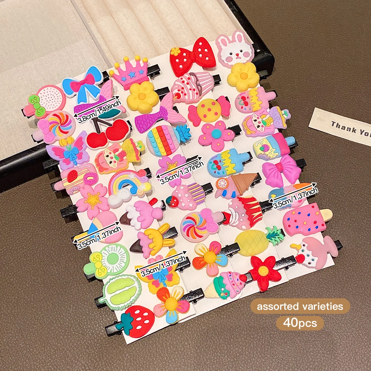 Set 40 fermagli per capelli cartoon carini accessori per capelli_voghion.com