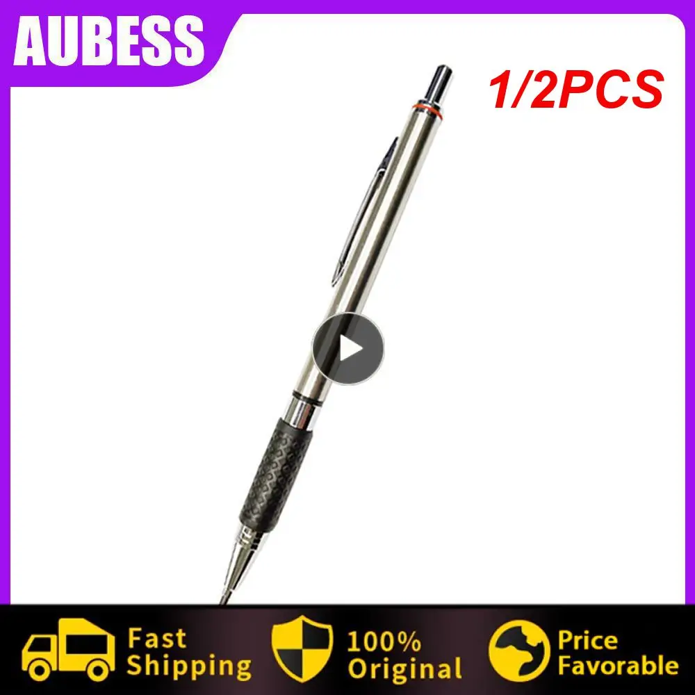 

1/2PCS High Quality Titanium Tactical Bolt Action Ballpoint Pen Self Defense EDC Writing Tools for Outdoor Traveling Office Gift