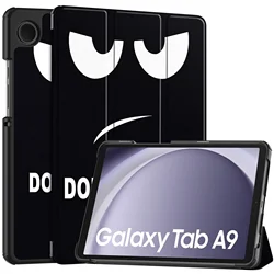 Magnetic Folding PU Leather Tablet Cover with Auto Sleep Function - A9 SM - X110 X115 X117 (YJ)