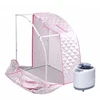 Single Personal Steam Sauna Spa Portable Folding Steam Sauna with 1000W&2.6L Steam Generator Person Sauna Tent for Relaxation 5