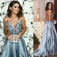 

Women's Evening Dress Sexy Backless Suspender Dress Women 2022 Summer New Dress Deep V Maxi Long Dresses