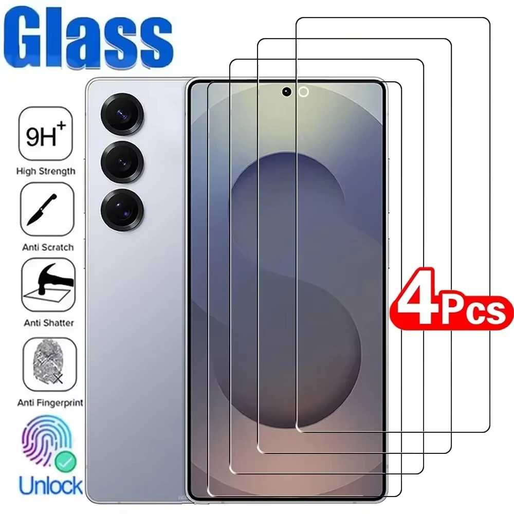 1-4 Stück Gehärtete Glas-Displayschutzfolien für Samsung S26 Ultra S24 S25 Plus S24 S23 S22 Galaxy S 26 25 24 S25+ S26+ 9H Klare Schutzfolie – Detail 1