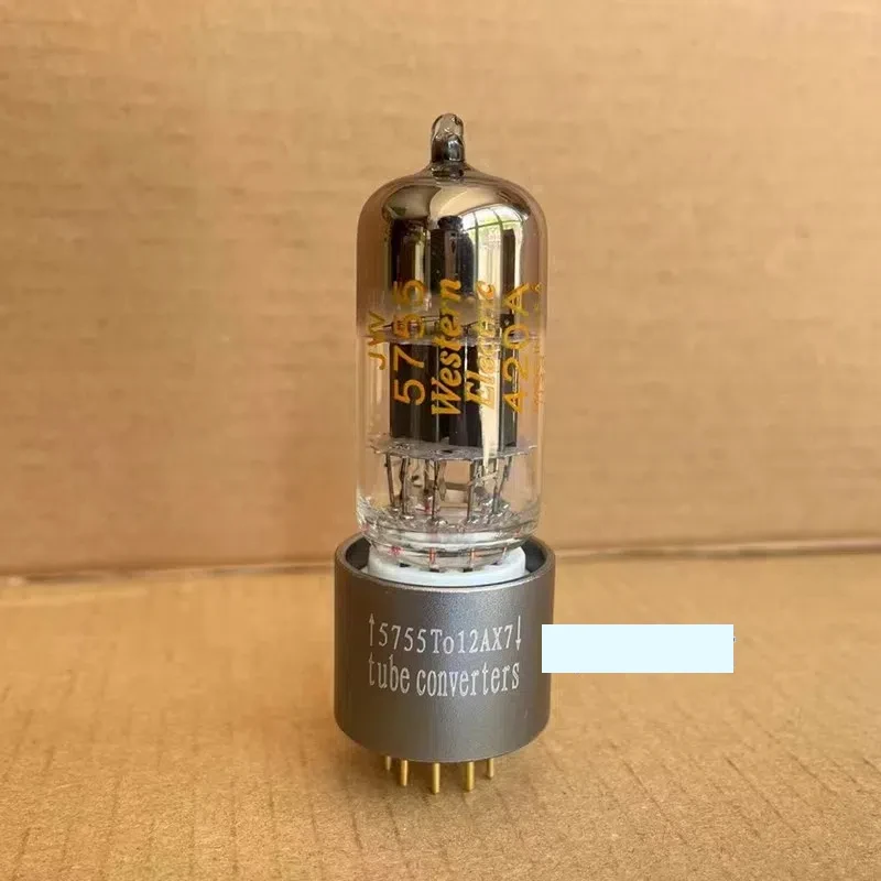 1pcs GHXAMP US WE 5755 420A Electronic Amps Vacuum Tube Use a Conversion Socket replace 12AX7 ECC83 Tube Audio