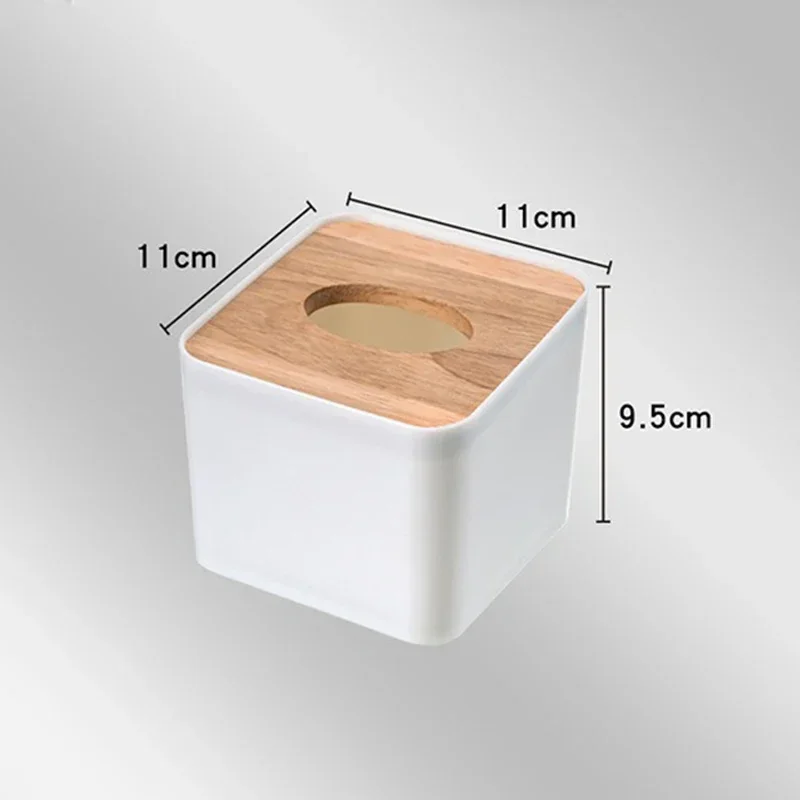Square Paper Holder with Thick Material Anti Deform Moisture Proof Dust Proof Hotel Restaurant Canteen Bank Organization Box 2