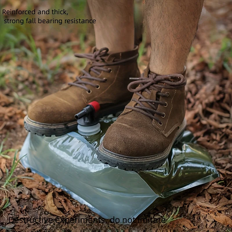 1.98 Gallon Folding Camping Water Storage Bag with Faucet – Portable Collapsible Water Container for Hiking, Travel & Outdoor Use 4
