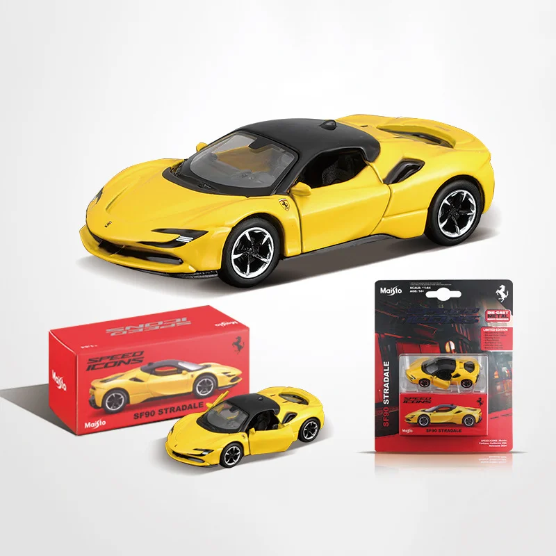 フェラーリ-子供用ミニチュアランボルギーニカー,1:64ハンガー