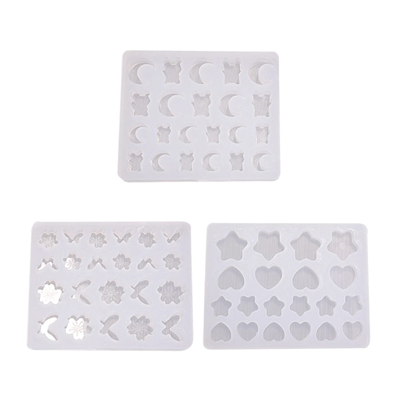 

Jewelry Casting Molds Silicone Resin Pendant Mould for Earrings Making DIY Craft