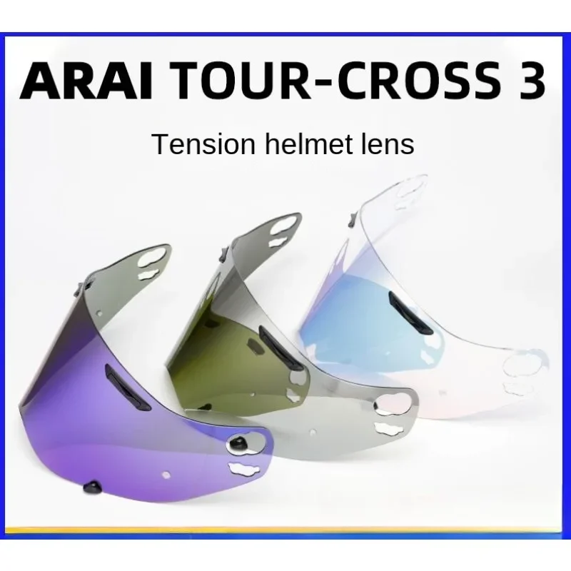 

Растягивающийся шлем ARAI TOUR CROSS3 TX3 XD4 с гальваническим покрытием линзы Меняющие цвет днем и ночью универсальное противотуманное ветровое стекло