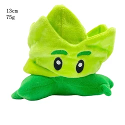 Cute Plush Peashooter Toy - Soft and Stuffed Snow Pea Doll (DimGray)