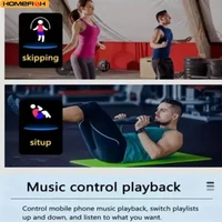 Multifunction Smart Watch For Men Women Kids Message Remind Music Control Sport Step Calories D13 Smartwatch Alarm Clock 116Plus - Image 3