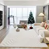 Cream Living Room Carpet Thickened Cashmere Floor Mats 3X4m Large Area Rugs High Quality 3D Stereoscopic Design Room Decoration 4