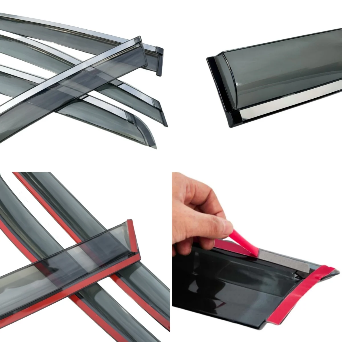 For Hyundai Tucson L 2015 Car Accessories Door Window Visor Deflector Awnings Shelters Sun Rain Guard